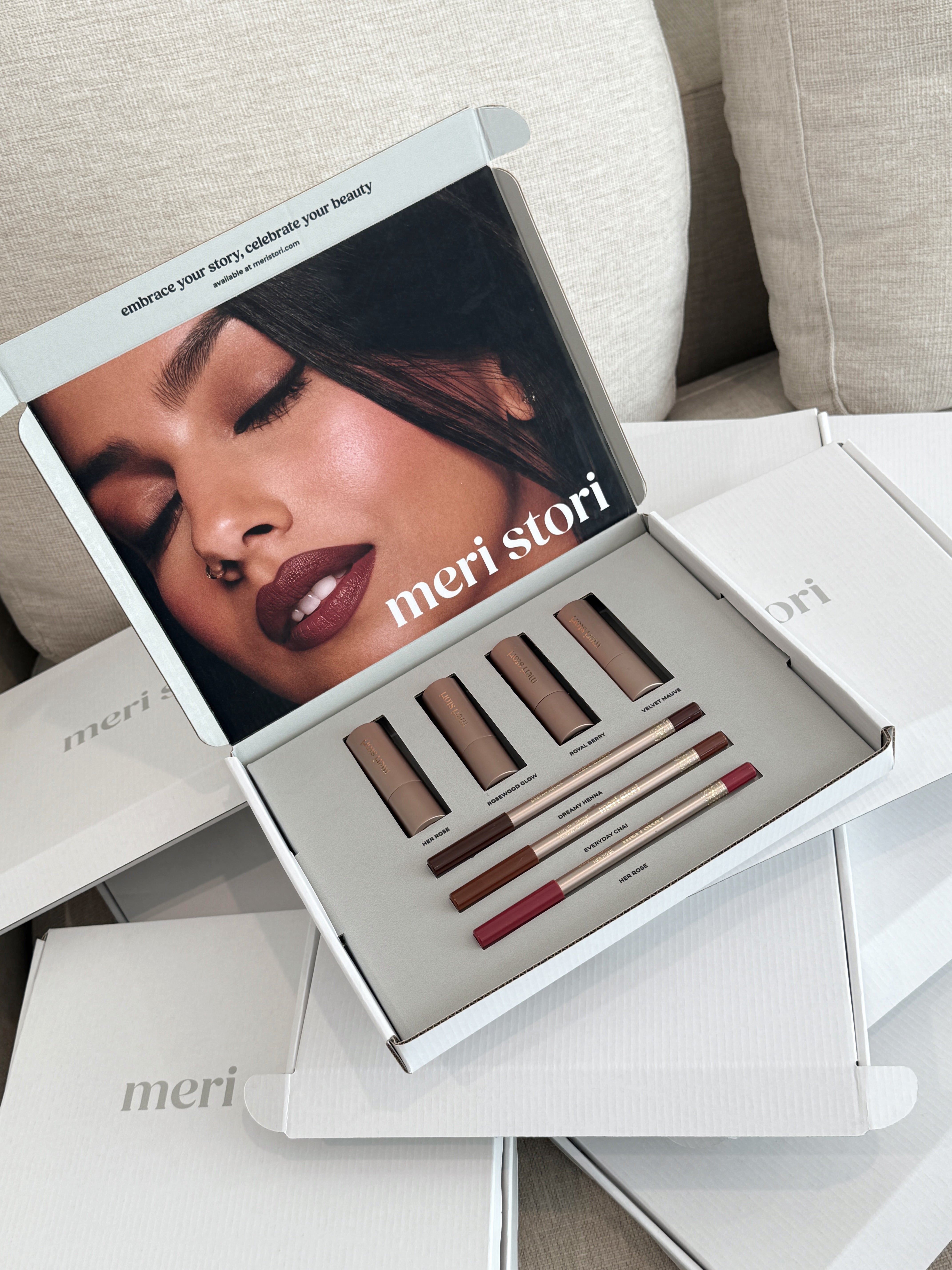 Meri Stori Signature Lip Collection ($128 USD value)