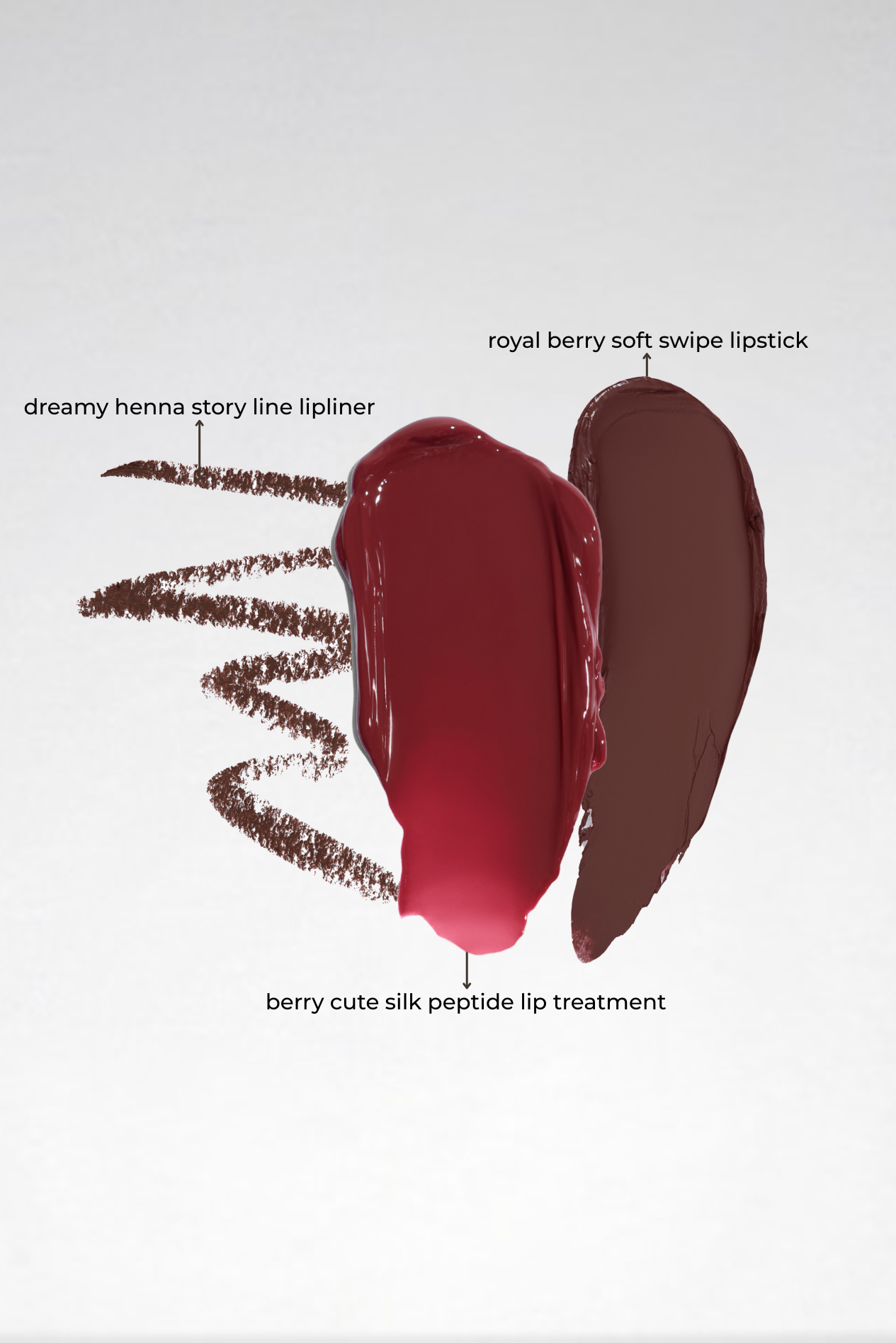 Plum Perfect Lip Treatment, Velvet Mauve Lipstick + Dreamy Henna Lipliner (value $55 USD)